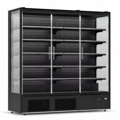 Yeego 68.5 Cu.Ft. 3-Door Open Air Merchandiser Refrigerator