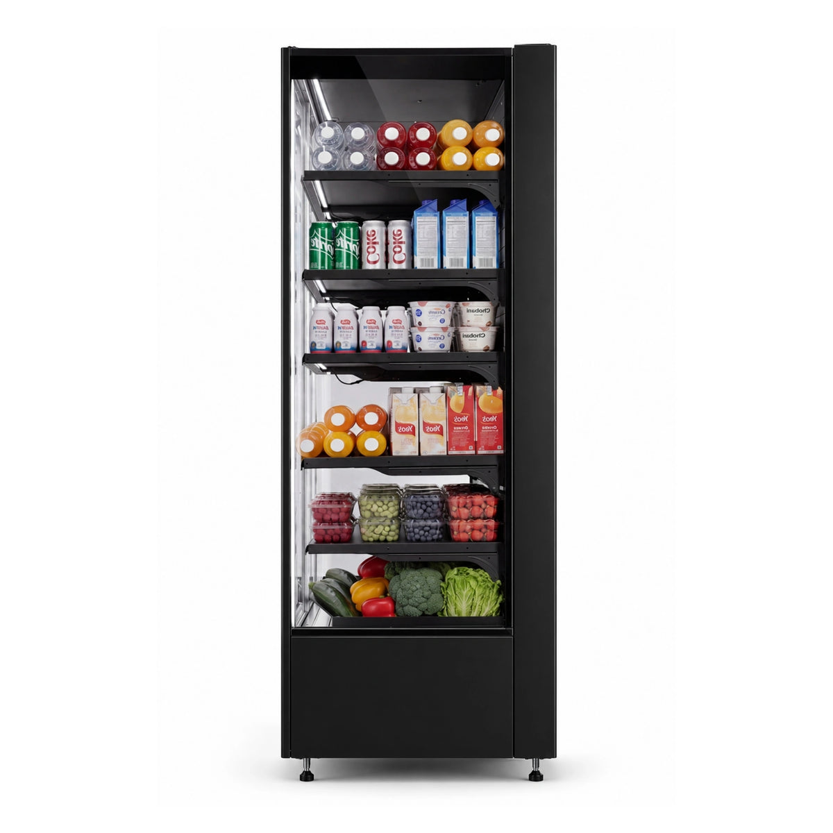 Yeego 68.5 Cu.Ft. 3-Door Open Air Merchandiser Refrigerator