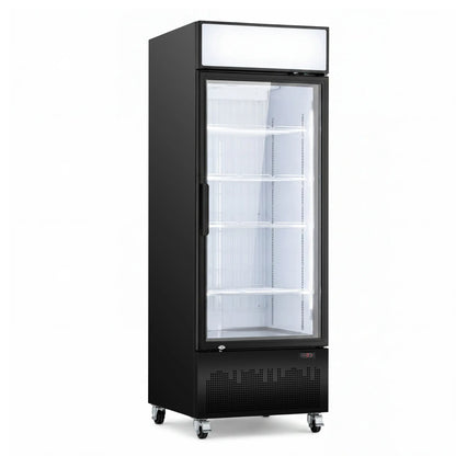 Yeego 18.9 Cu. Ft. Single-Door Commercial Glass Freezer