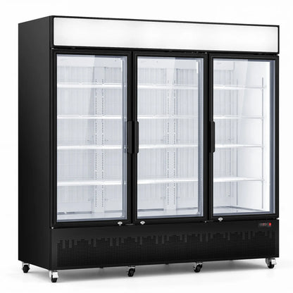Yeego 62.3 Cu. Ft. 3-Door Commercial Reach-In Freezer