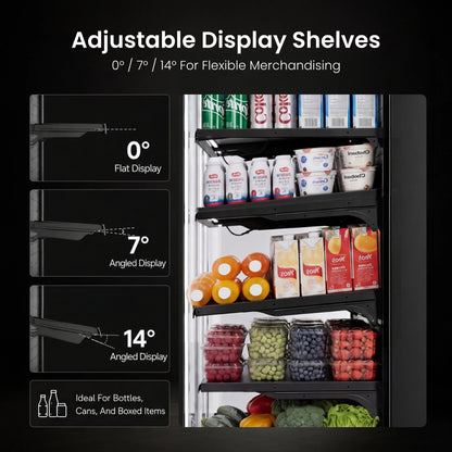 Yeego 45.6 Cu.Ft. 2-Door Open Air Merchandiser Refrigerator