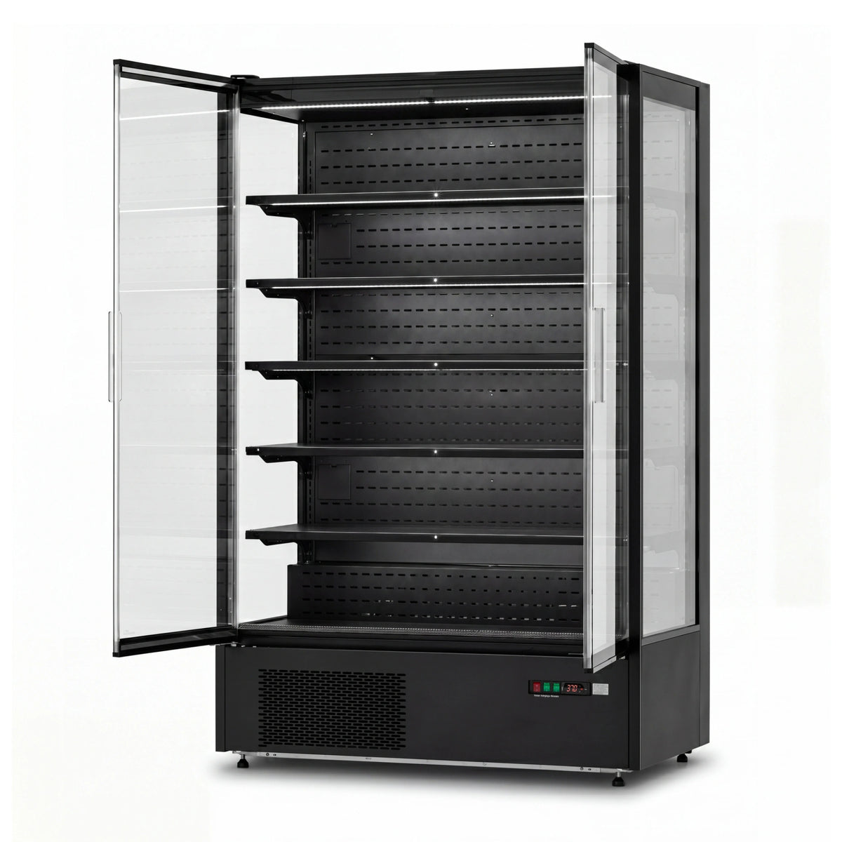 Yeego 45.6 Cu.Ft. 2-Door Open Air Merchandiser Refrigerator