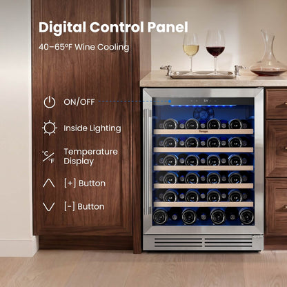 Yeego 24" Wine Fridge 52 Bottles