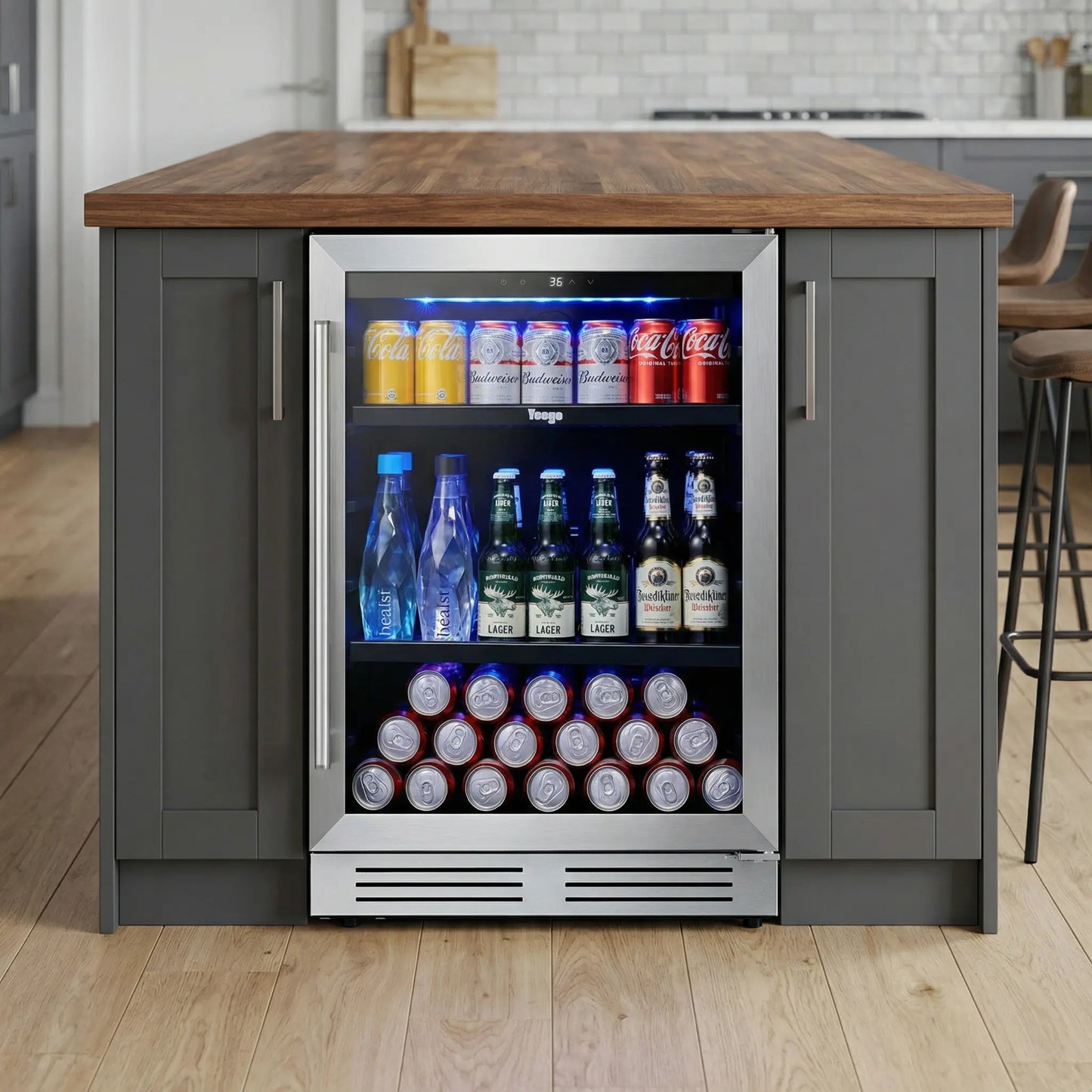 Yeego 24" Beverage Cooler 180 Cans