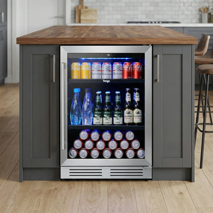 Yeego 24" Beverage Cooler 180 Cans