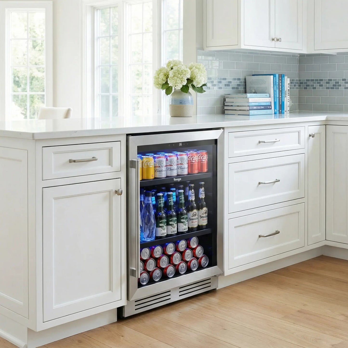 Yeego 24" Beverage Cooler 180 Cans