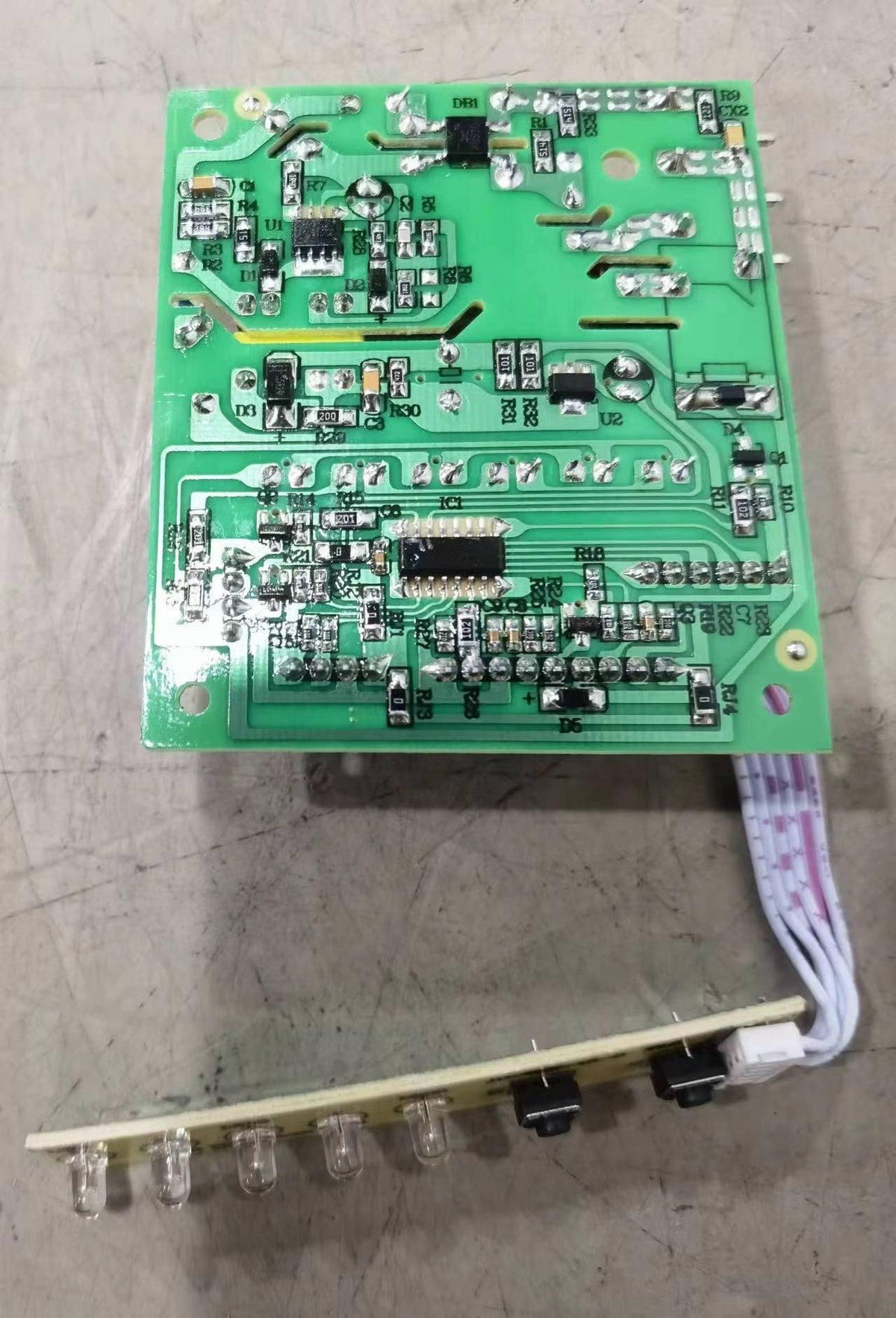 Old display board + power board