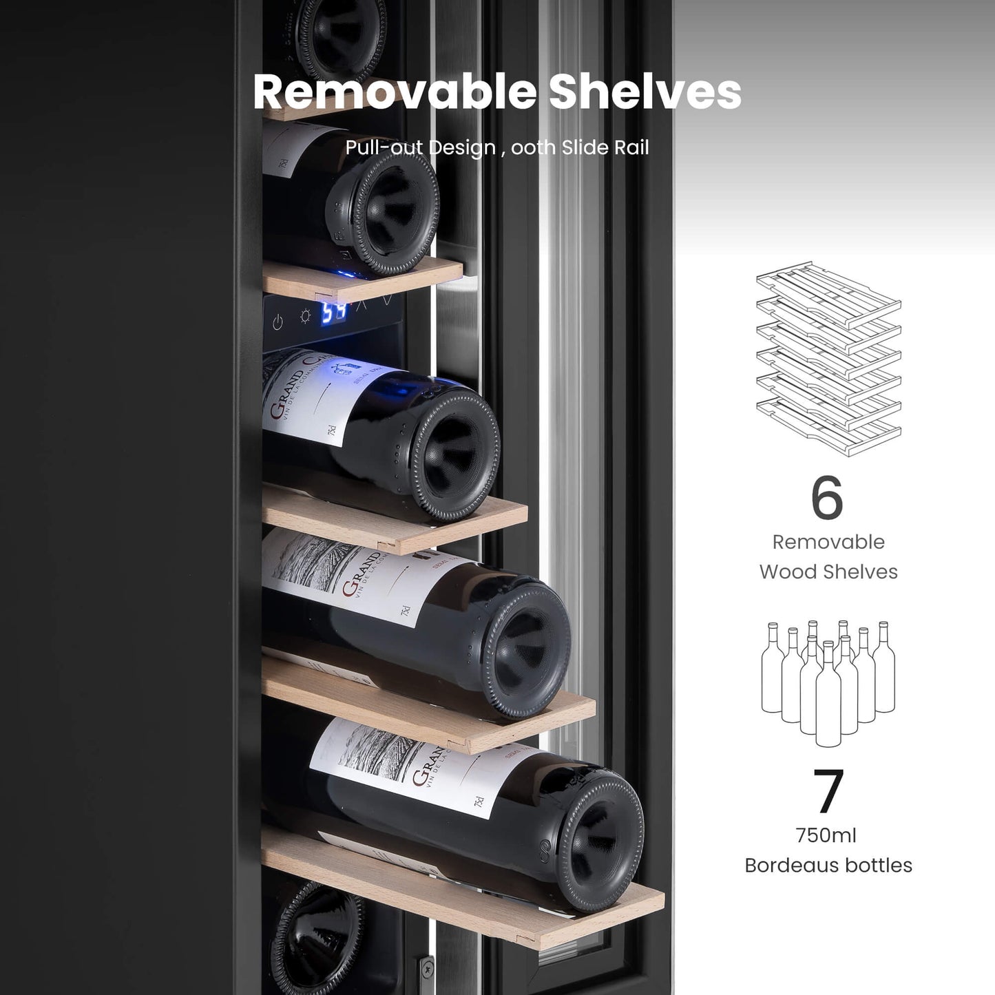 Yeego 7 Bottles Wine Cooler