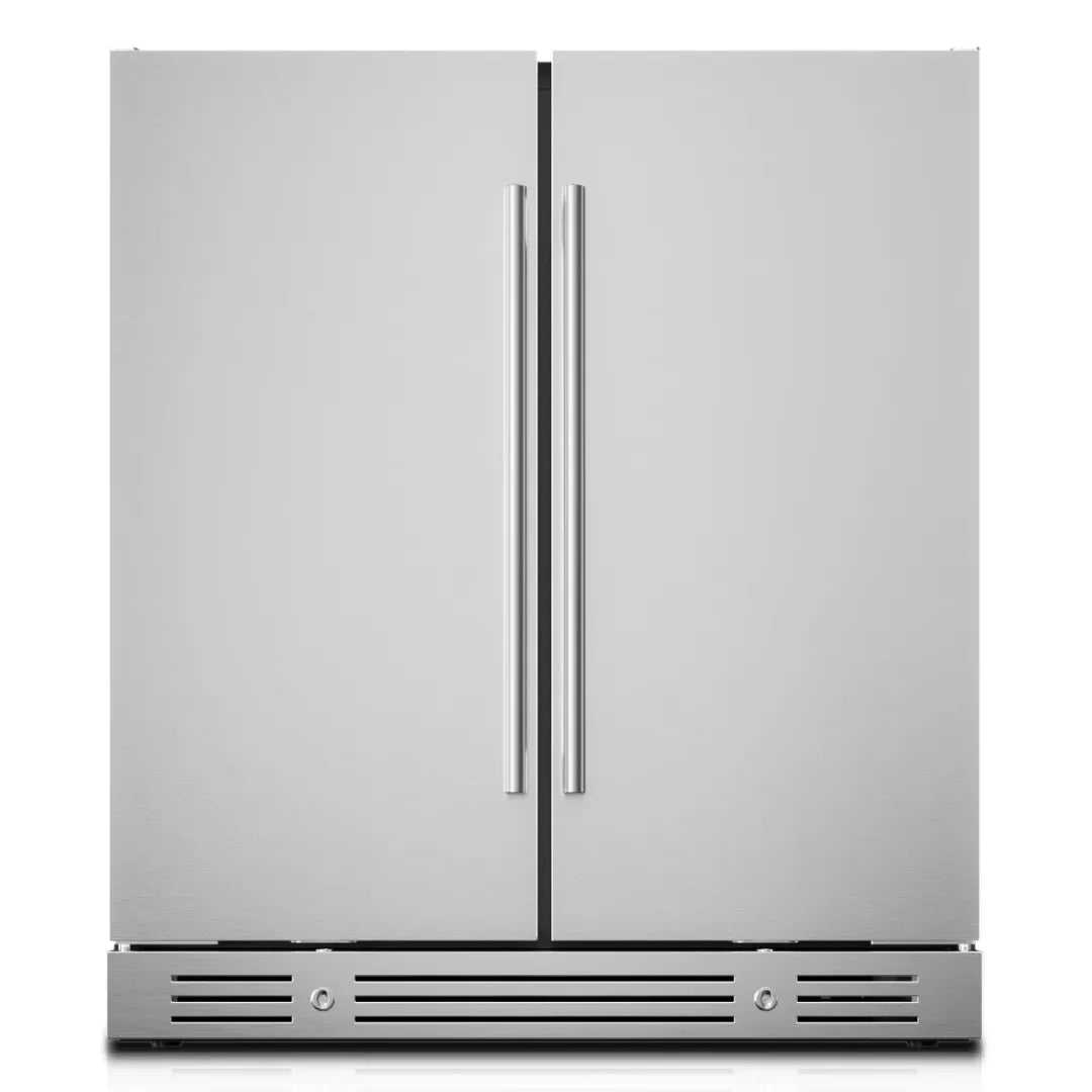 Yeego 30'' Outdoor Wine Beverage Fridge, 80 Cans 33 Bottles