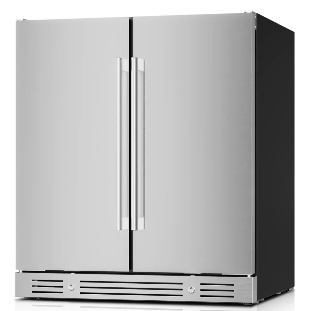 Yeego 30'' Outdoor Wine Beverage Fridge, 80 Cans 33 Bottles