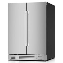 Yeego 24'' Outdoor Wine Beverage Fridge, 60 Cans 20 Bottles