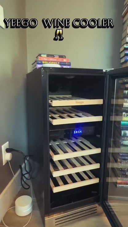 Yeego 15" Wine Fridge Dual Zone 28 Bottles
