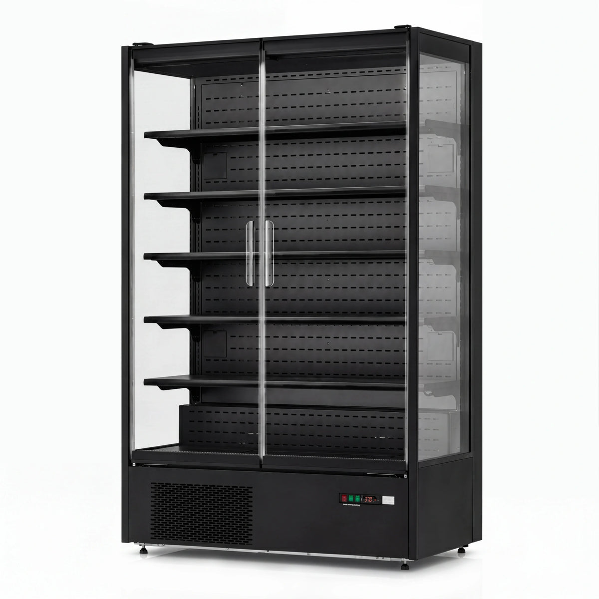 Yeego 45.6 Cu.Ft. 2-Door Open Air Merchandiser Refrigerator