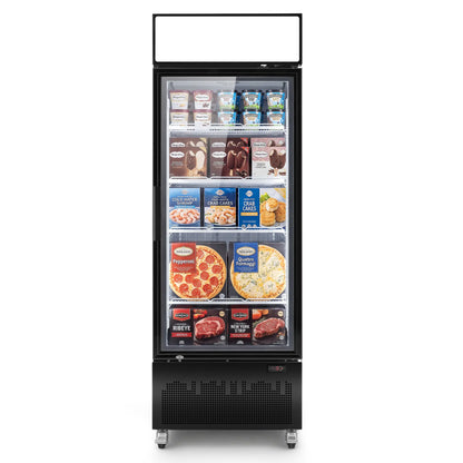 Yeego 18.9 Cu. Ft. Single-Door Commercial Glass Freezer