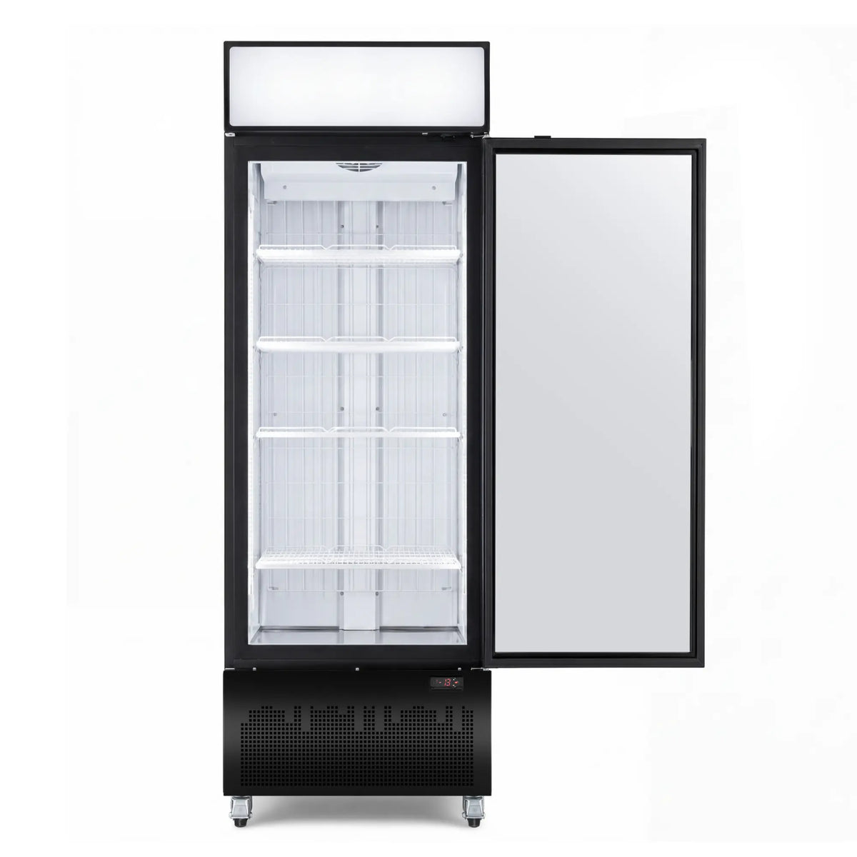 Yeego 18.9 Cu. Ft. Single-Door Commercial Glass Freezer
