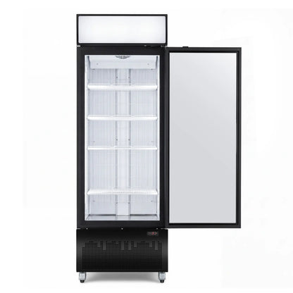 Yeego 18.9 Cu. Ft. Single-Door Commercial Glass Freezer