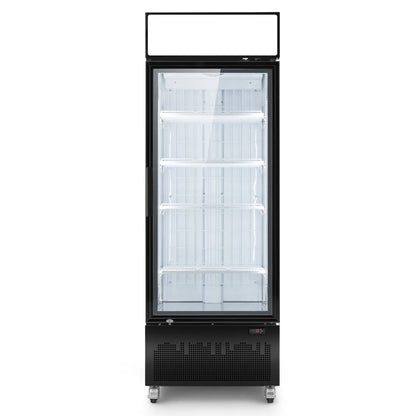 Yeego 18.9 Cu. Ft. Single-Door Commercial Glass Freezer