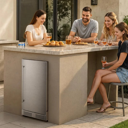 Yeego 15'' Outdoor Beverage Fridge, 80 Cans