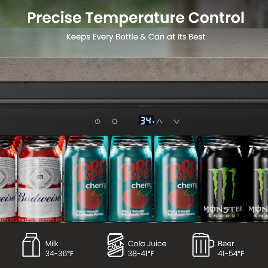 Yeego 24'' Outdoor Beverage Fridge, 160 Cans