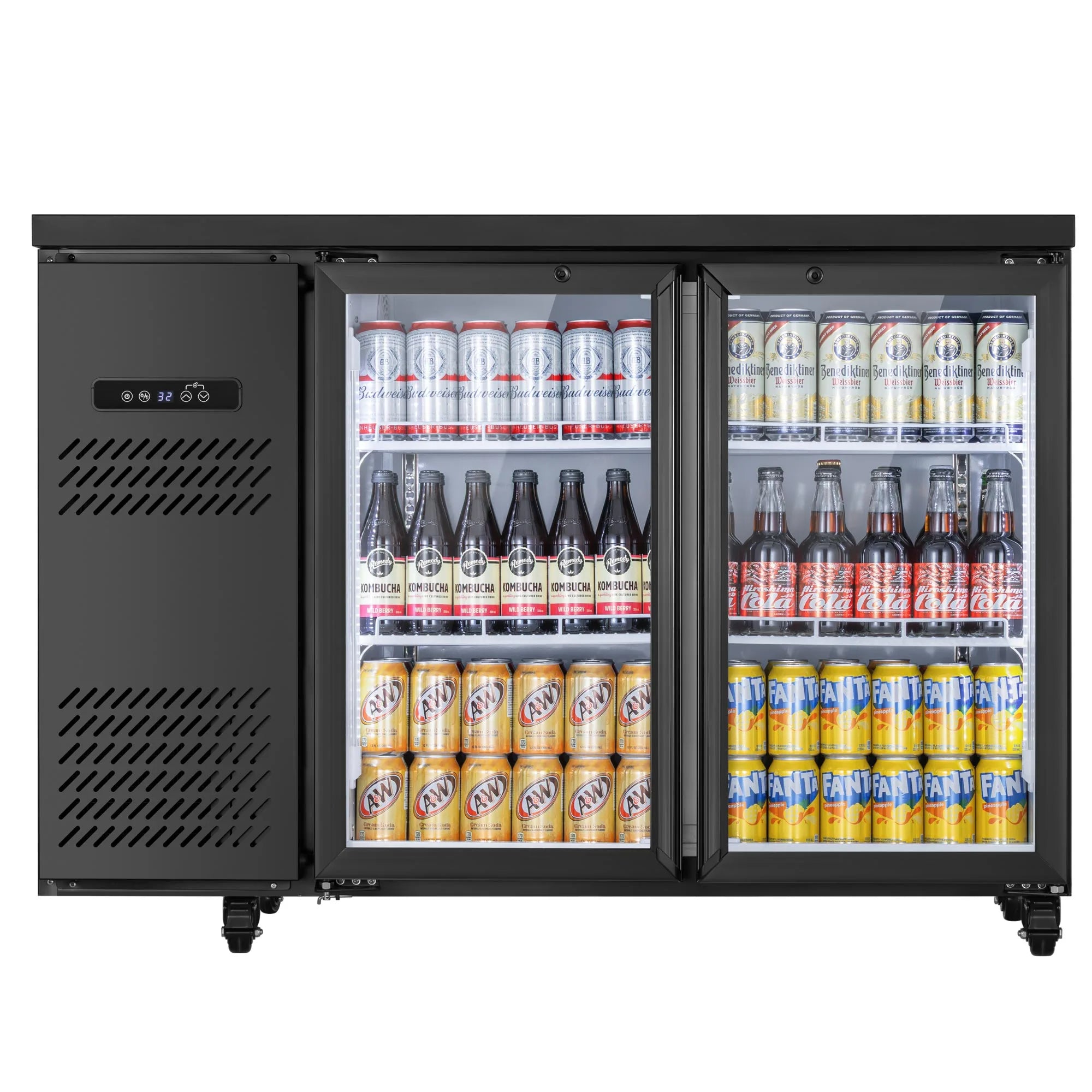 Large Capacity Bar Fridge | 381-Can Beverage Cooler – Yeego Life
