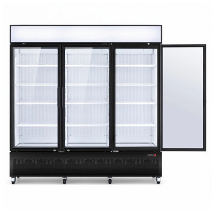 Yeego 62.3 Cu. Ft. 3-Door Commercial Reach-In Freezer