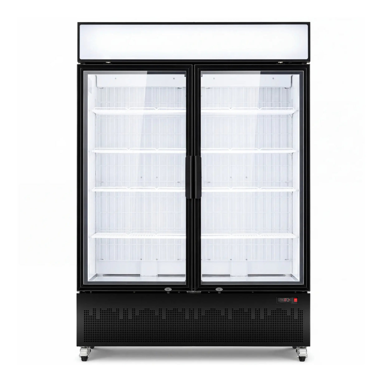 Yeego 41.9 Cu. Ft. 2-Door Commercial Display Freezer