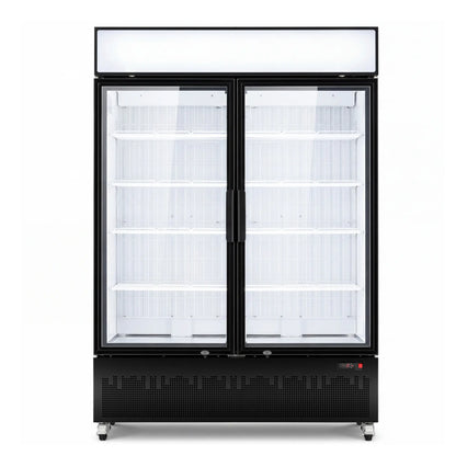 Yeego 41.9 Cu. Ft. 2-Door Commercial Display Freezer