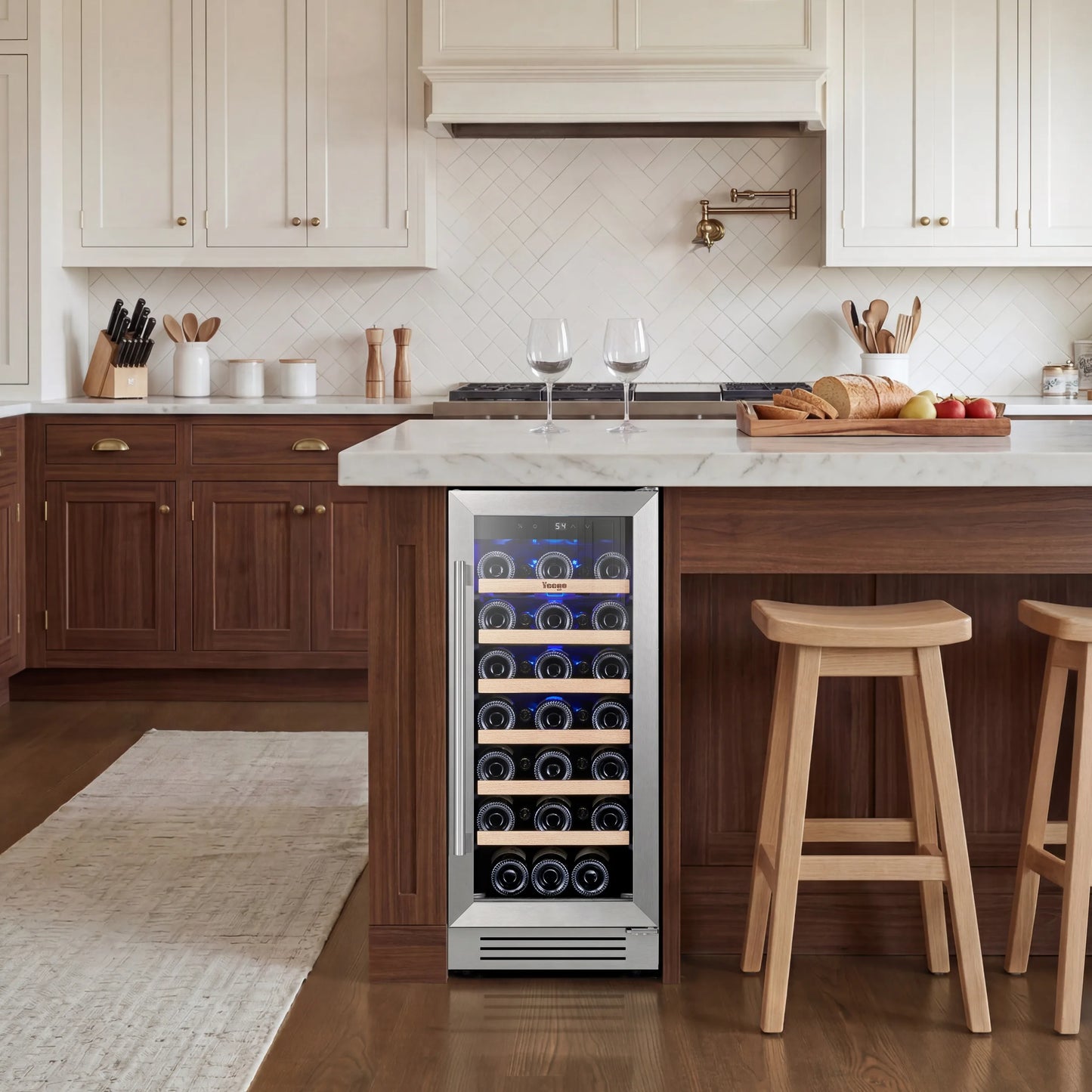 Yeego 15" Wine Fridge 33 Bottles,Budget-Friendly Wine Fridges