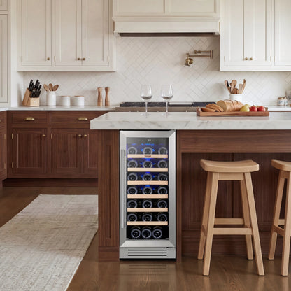Yeego 15" Wine Fridge 33 Bottles,Budget-Friendly Wine Fridges