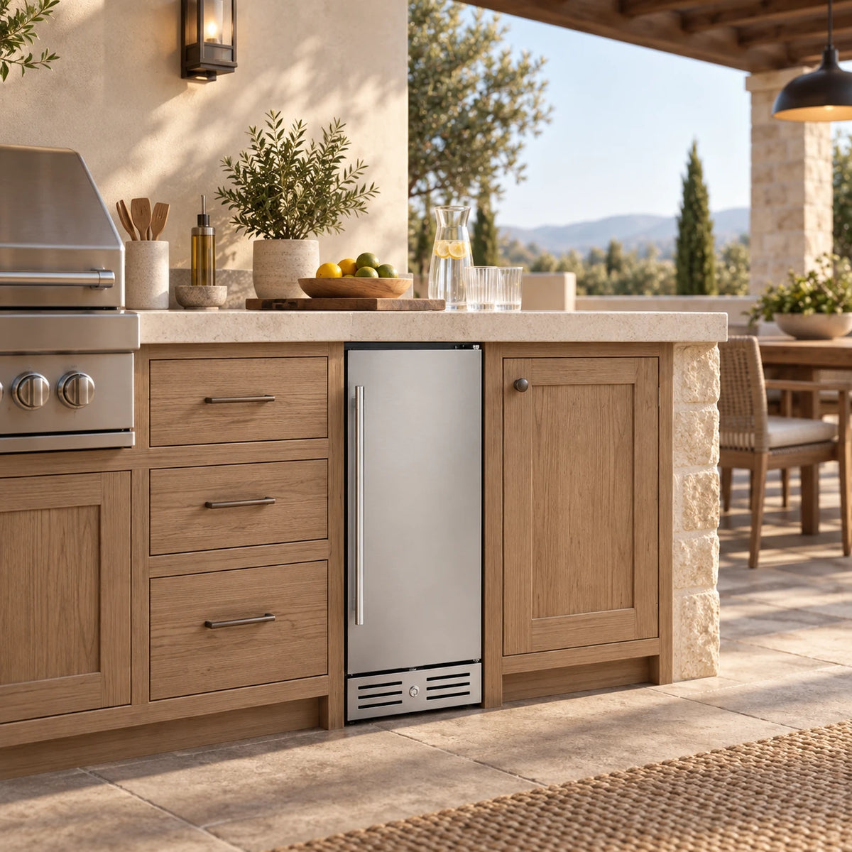 Yeego 15'' Outdoor Beverage Fridge, 100 Cans