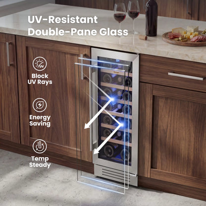 Yeego 12" Wine Fridge 20 Bottles