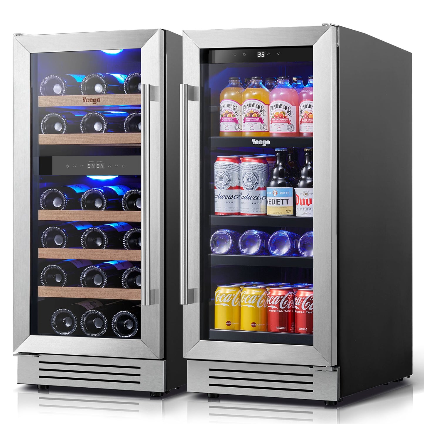Yeego 30" Wine Beverage Fridge Triple Zone 2 Sets - Yeego Life