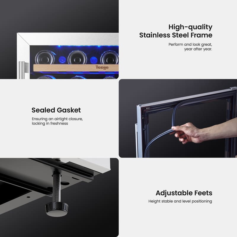 wd24 wine fridge detail