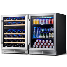 Yeego 48" Wine Beverage Fridge Combo Triple Zone - Yeego Life