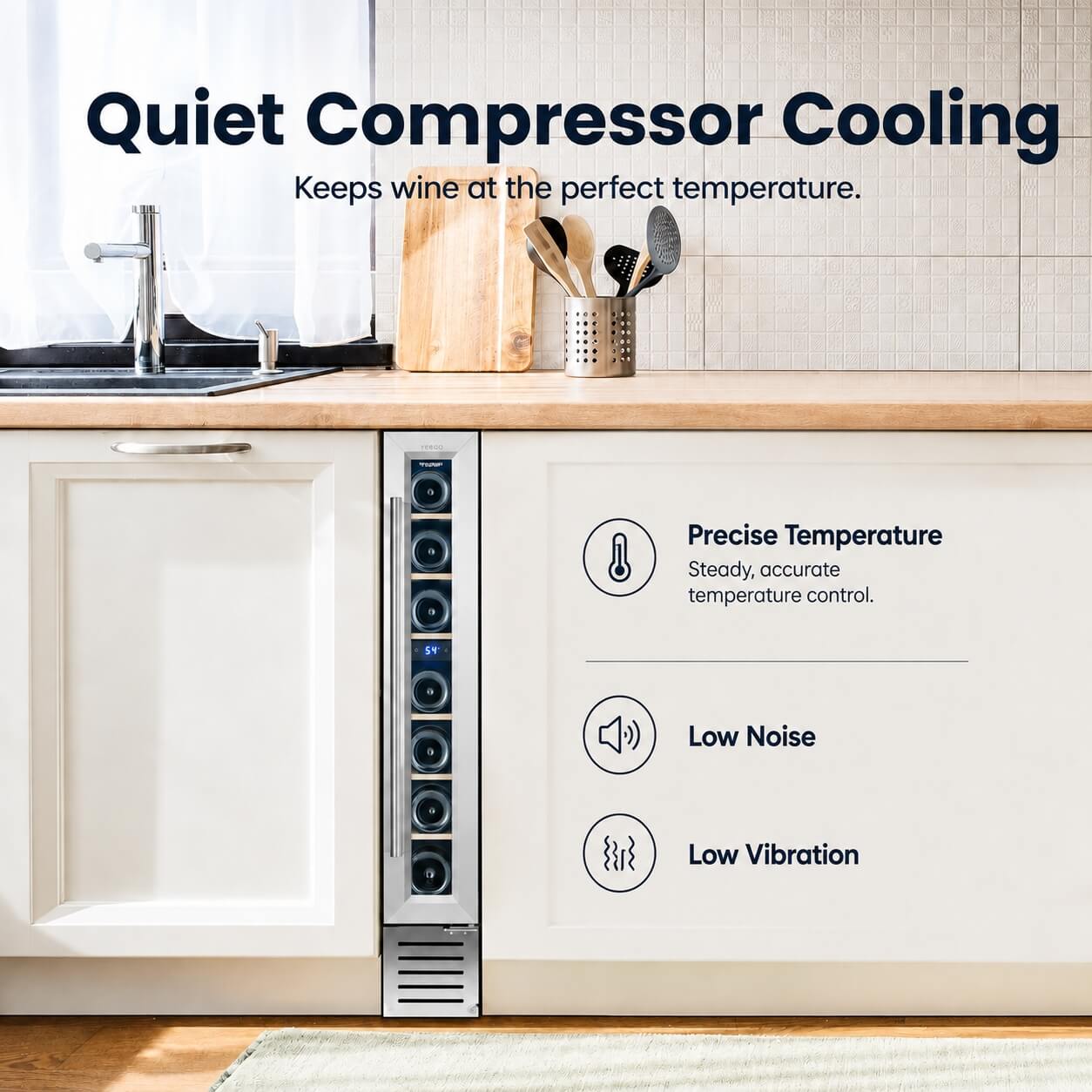 Yeego 7 Bottles Wine Cooler