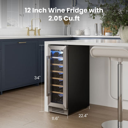 Yeego 12" Wine Fridge 23 Bottles - Yeego Life