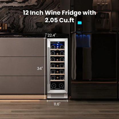 Yeego 12" Wine Fridge 23 Bottles - Yeego Life