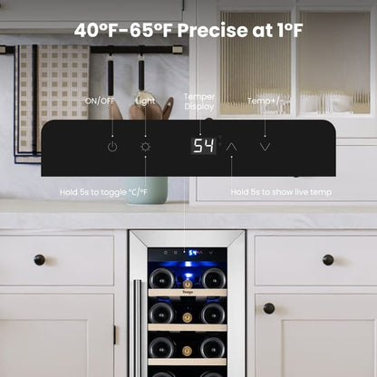 Yeego 12" Wine Fridge 23 Bottles - Yeego Life