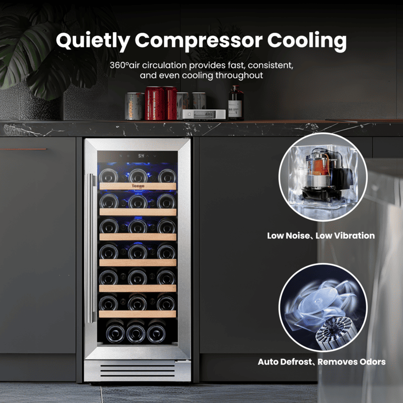 ws15 is equipped with a silent compressor, low noise
