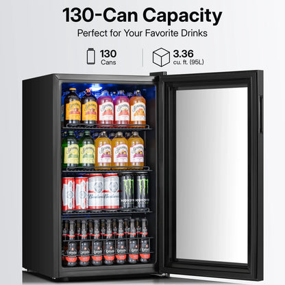 Yeego 130-Can Beverage Fridge
