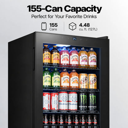 Yeego 155-Can Beverage Fridge