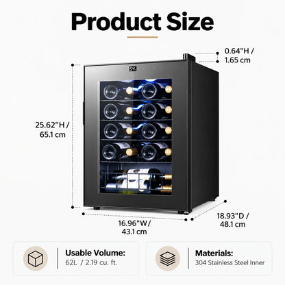 Yeego Freestanding Wine Cooler