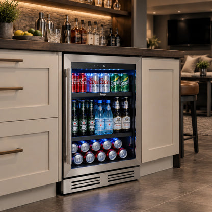 Yeego 24" Beverage Cooler 180 Cans