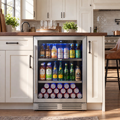 Yeego 24" Beverage Cooler 180 Cans