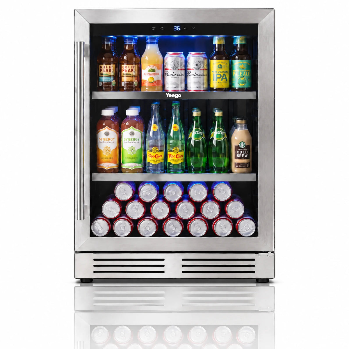 Yeego 24" Beverage Cooler 180 Cans