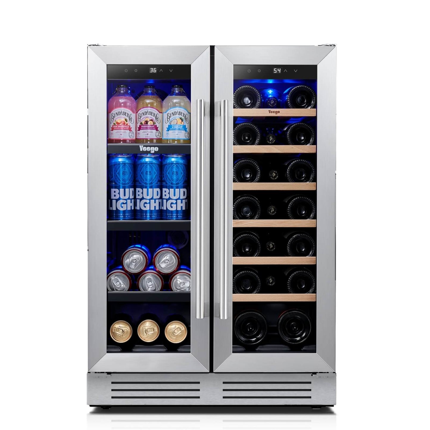 Yeego French Door Wine Beverage Fridge