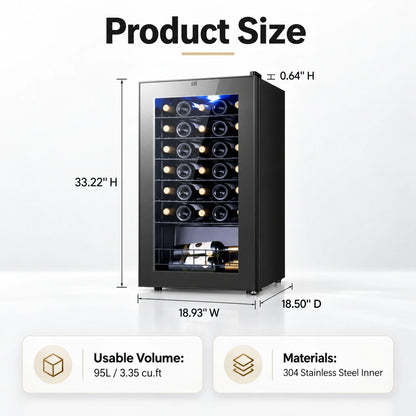 Yeego Freestanding Wine Cooler