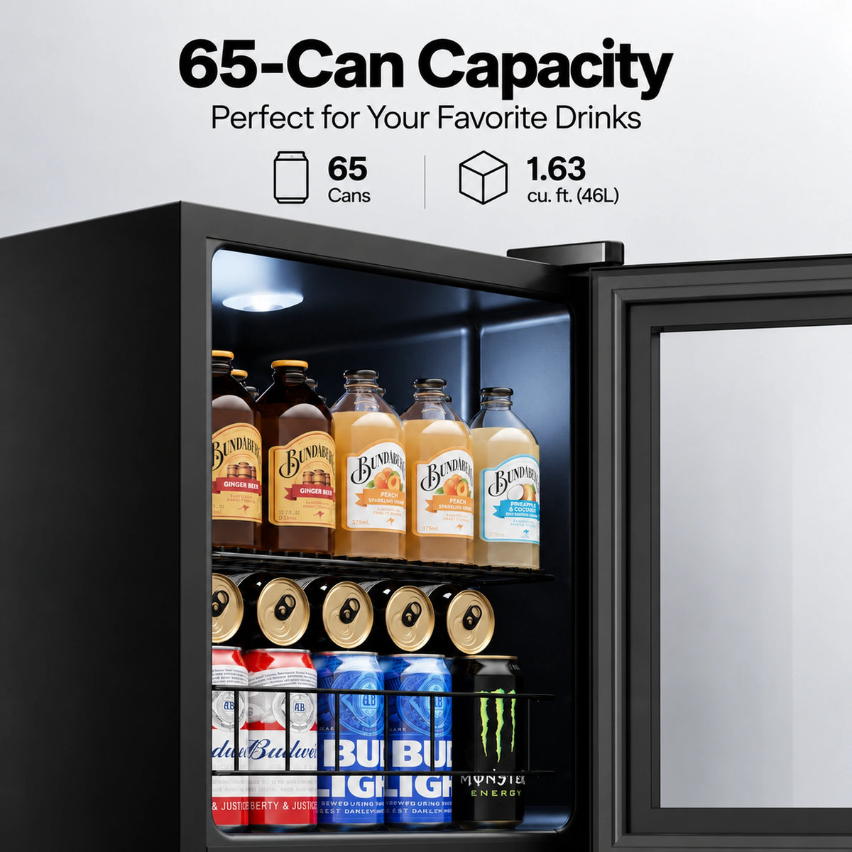 Yeego 65-Can Beverage Fridge