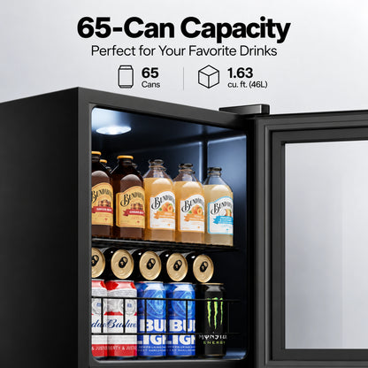 Yeego 65-Can Beverage Fridge