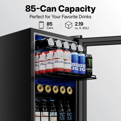 Yeego 85-Can Beverage Fridge